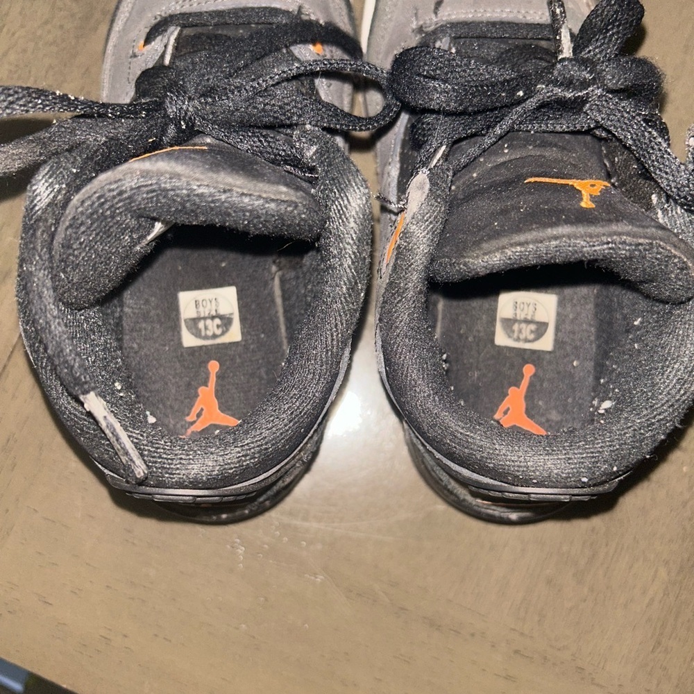 Jordan 3 retro fear pack sneakers size 13c - Picture 7 of 8